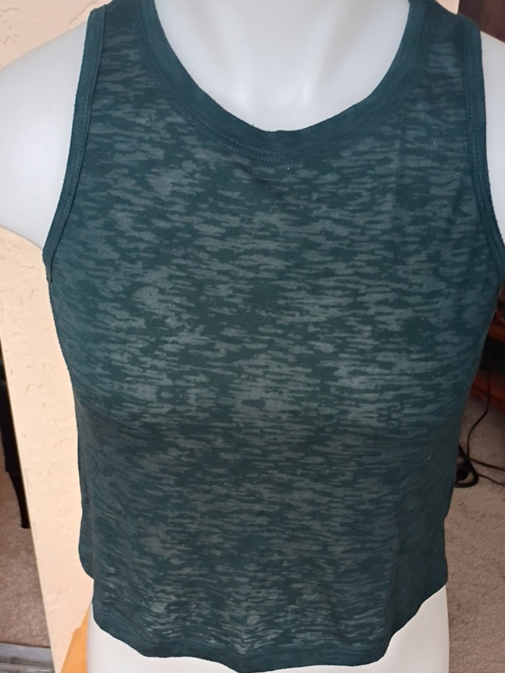 Women’s Hunter Green NWT Burnout Tank Top